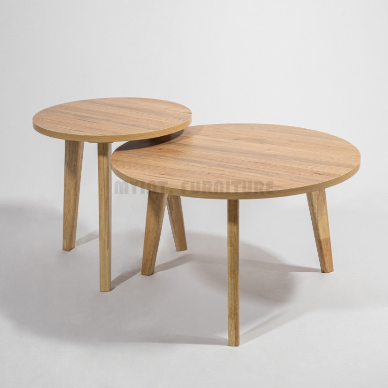 Circular  coffee table set